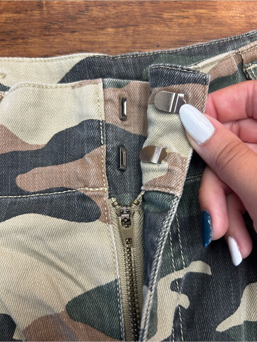 Streetwear baddie grunge punk Camo Print High-Waist Shorts - Picture 4 of 8
